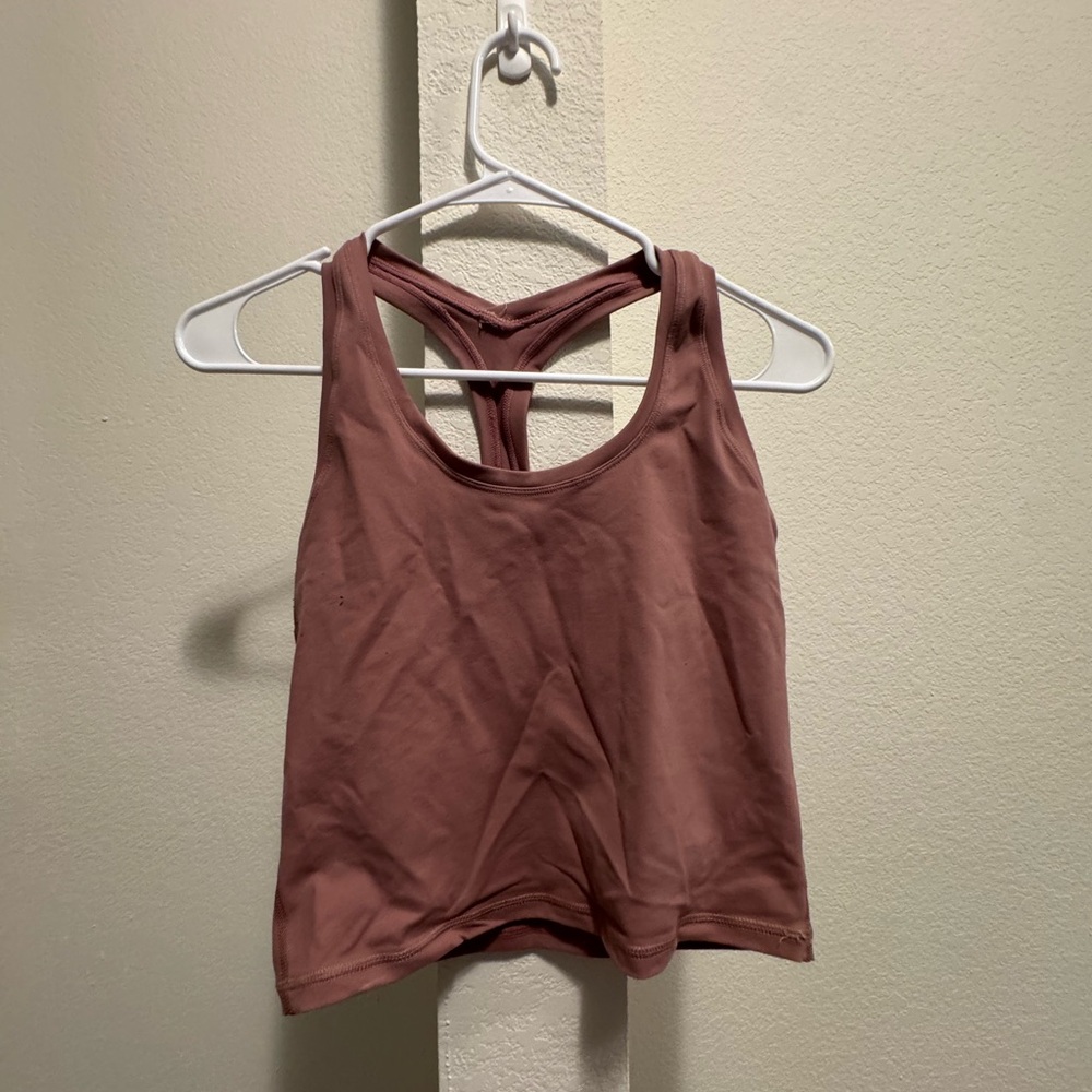 Pink Racerback Tank Top